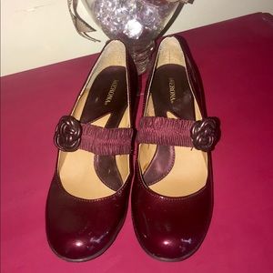 Merona Heels in Wine/Burgundy